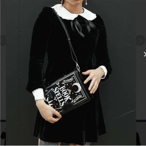 NEW Killstar Black Velvet Dress